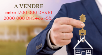 récapitulatif appartement a vendre de 1700 000 A 2000 000 DHS +OU-5%