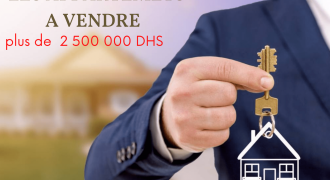 récapitulatif appartement a vendre de plus de 2500 000  DHS
