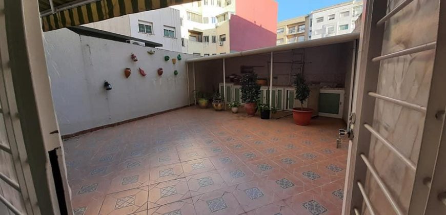 Appt à louer(meublée) nassim sup107m²,2Ch,terrasse
