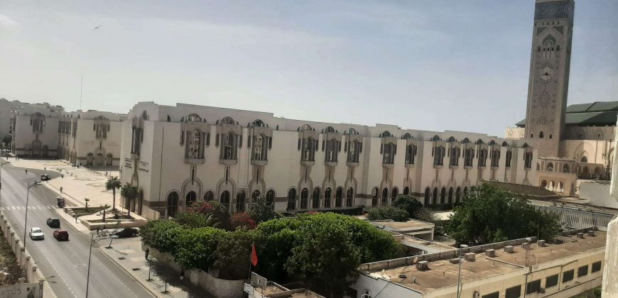 bourgogne — appartement a vendre a cote mosquée Hassan II sup 120 M 3 CH