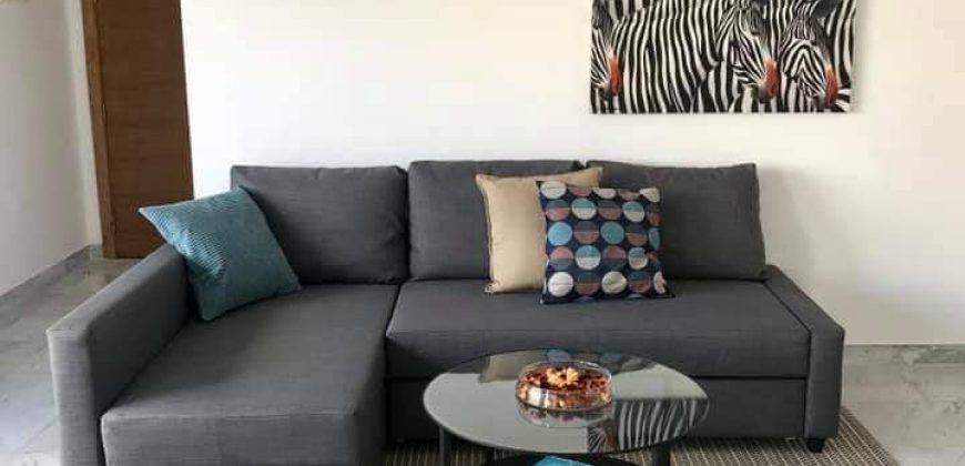 appartement.a louer meublé a maarif extension 58m2 + 24m2 de balcon