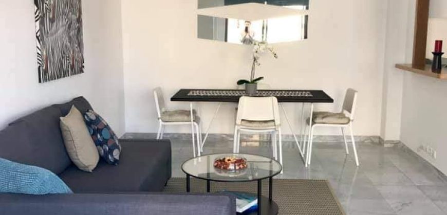 appartement.a louer meublé a maarif extension 58m2 + 24m2 de balcon