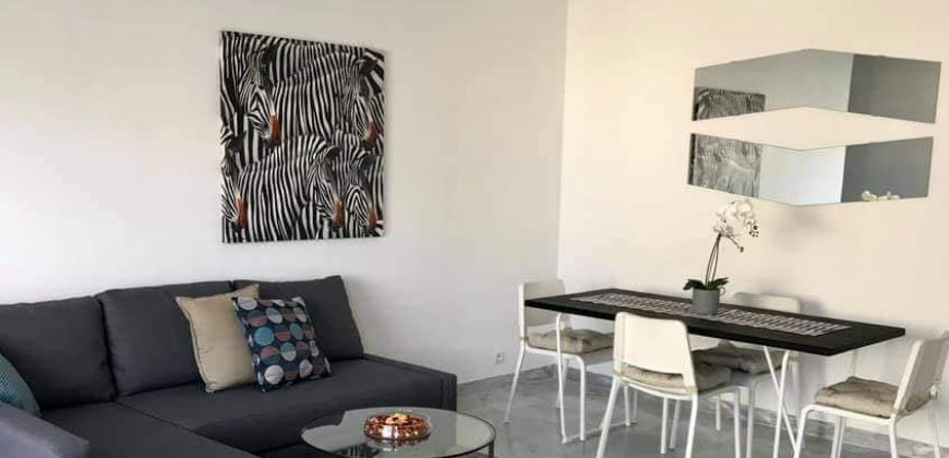 appartement.a louer meublé a maarif extension 58m2 + 24m2 de balcon