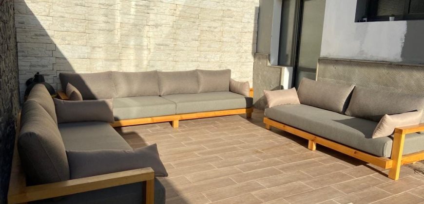 dar bouazza – Appt rez de jardin avec piscine privée  res fermee dar bouazza  Ref amiwad