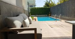 dar bouazza – Appt rez de jardin avec piscine privée  res fermee dar bouazza  Ref amiwad