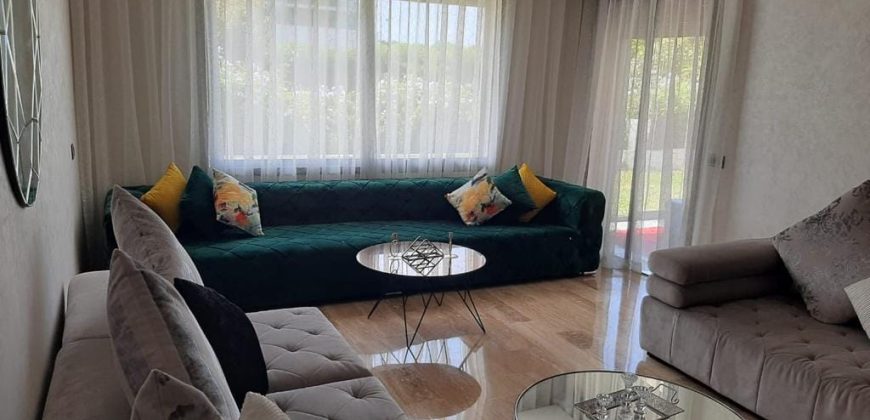 dar bouazza – Appt rez de jardin avec piscine privée  res fermee dar bouazza  Ref amiwad