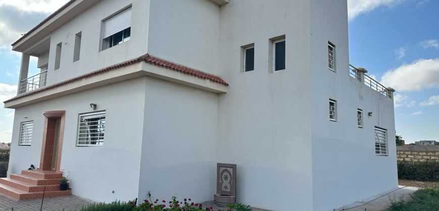 villa à vendre dans les banlieues de Casablanca vers Had Soualem située dans la route de Rahma