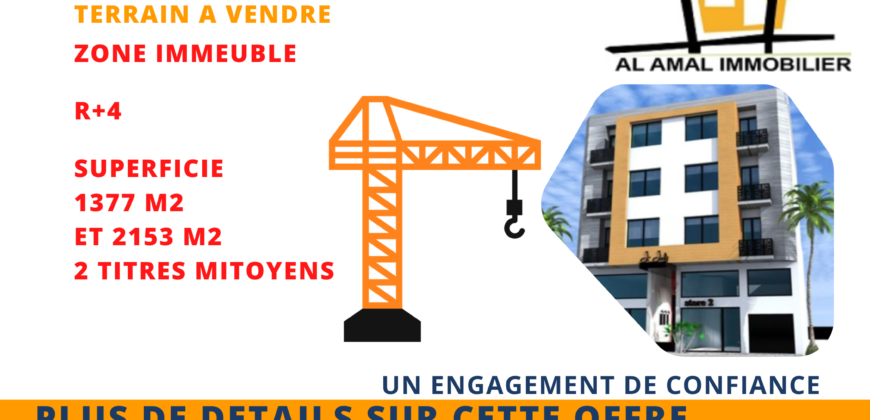 TERRAIN A VENDRE AIN SEBBA R+4