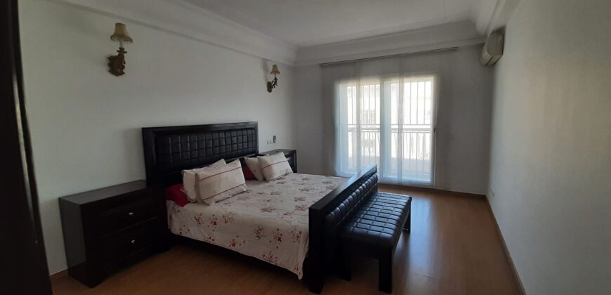 velodrome appt a louer meuble de 213 M AVEC 4 chambres